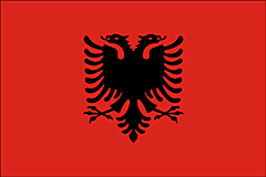 albania flag graphic
