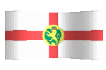 animated clipart Alderney flag