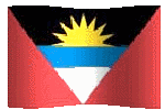 animated clipart Antiguan and Barbuda flag
