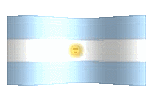 animated clipart Argentine flag