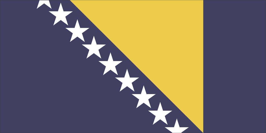 Bosnia and Herzegovina flag background