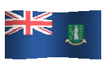 animated clipart British Virgin Islands flag