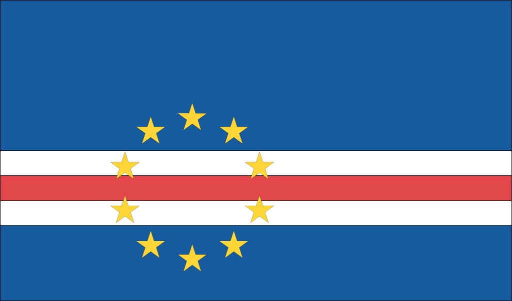 Cape Verde flag background