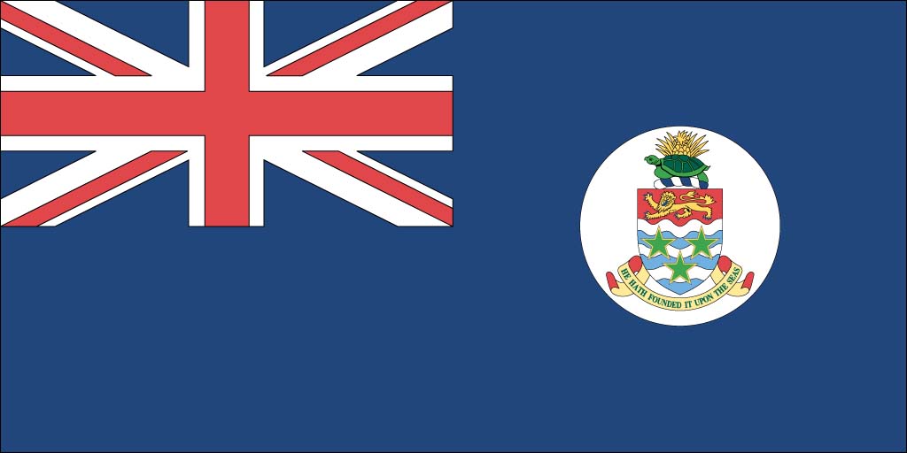 Cayman Islands flag background