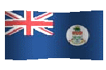 Cayman Islands flag waving graphic