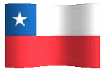 Chile flag waving graphic