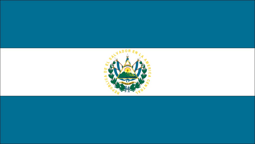 El Salvador flag wallpaper