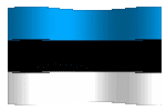 animated clipart Estonian flag