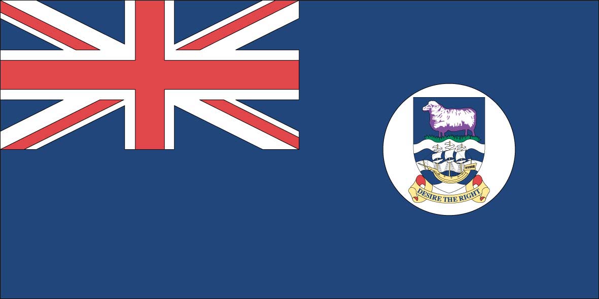 guadeloupe island flag. Falkland Islands Flag