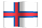 animated clipart Faroese flag