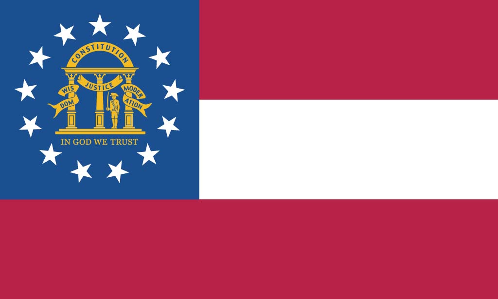 Georgia flag wallpaper