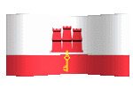 animated clipart Gibraltar flag