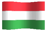 animated clipart Hungarian flag