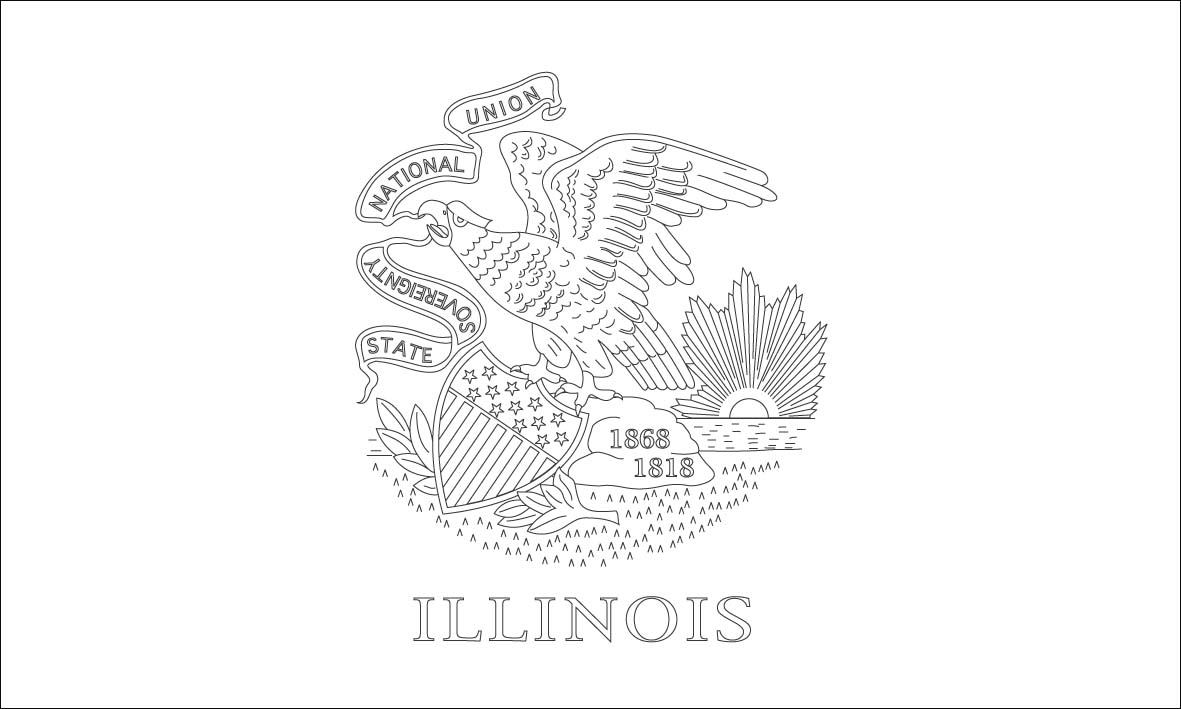 illinois coloring pages - photo #27