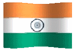 India flag waving clip art