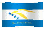 Johnston Atoll flag waving clip art