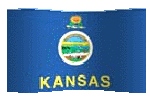 animated clipart Kansas flag
