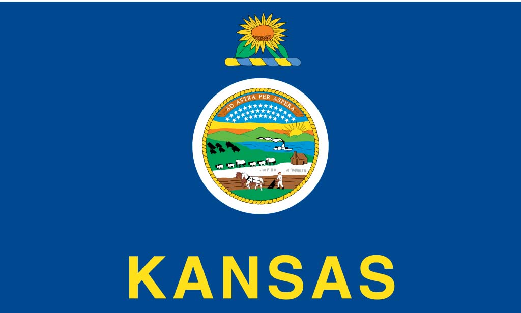 Kansas flag wallpaper