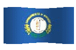 animated clipart Kentucky flag