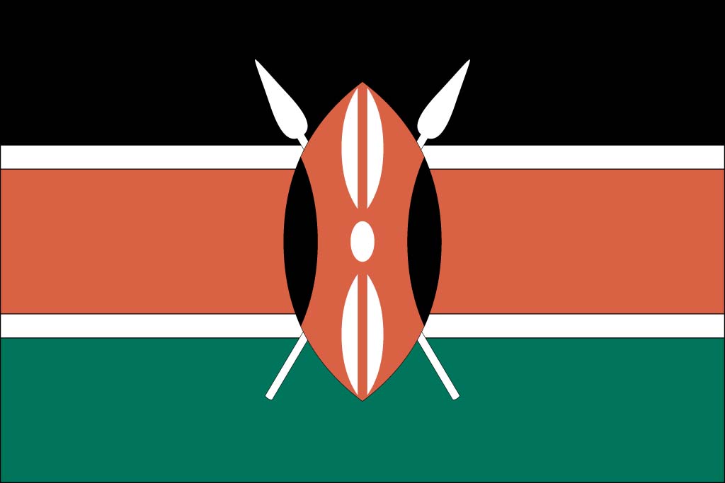 Kenya flag wallpaper