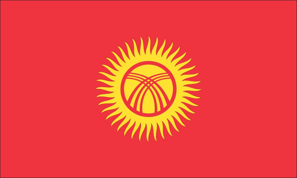 Kyrghyzstan flag wallpaper