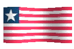 animated clip art Liberian flag