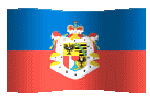 animated clip art Liechtenstein flag