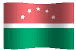 Maghreb flag waving clip art