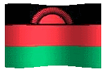 Malawi flag waving clip art