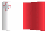 animated clip art Maltese flag