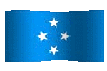animated clip art Micronesian flag