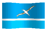 Midway Islands flag waving clipart