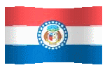 Missouri flag waving clipart