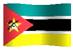 Mozambique flag waving clipart