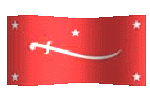 Mutawakkilite Kingdom of Yemen flag waving clipart