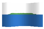 Navassa Island flag waving clipart
