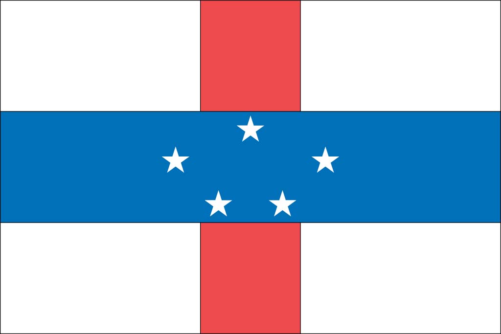 Netherlands Antilles flag background