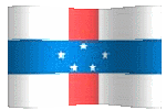 Netherlands Antilles flag waving clipart