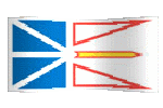 animated clip art Newfoundland and Labrador flag