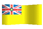 Niue flag waving clipart