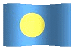 Palau flag waving picture