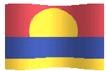 Palmyra Atoll flag waving picture