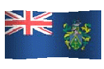 animated clip art Pitcairn Islander flag