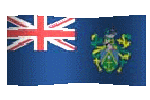 Pitcairn Islands flag waving picture