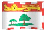 animated clip art Prince Edward Island flag