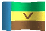 animated clip art Republic of Venda flag