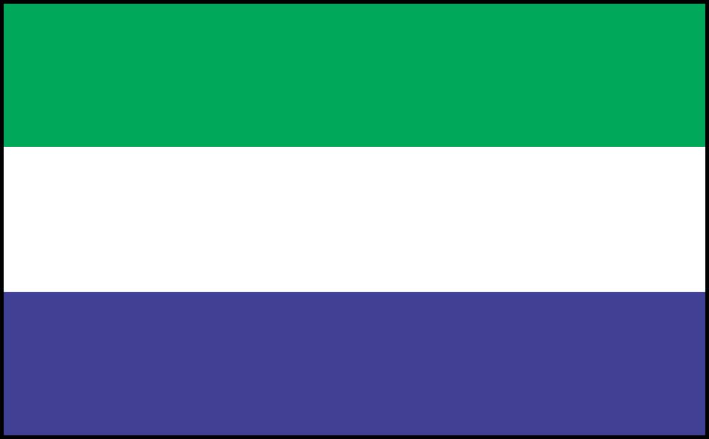 Sierra Leone flag screensaver