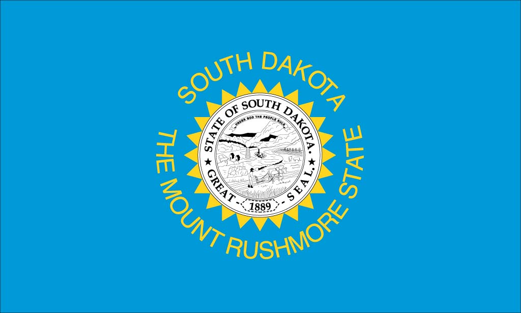 South Dakota flag screensaver
