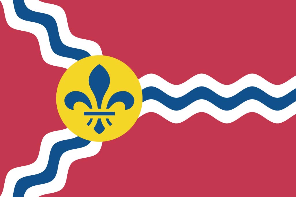 Saint Louis Missouri flag screensaver