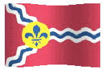 saint louis flag waving picture